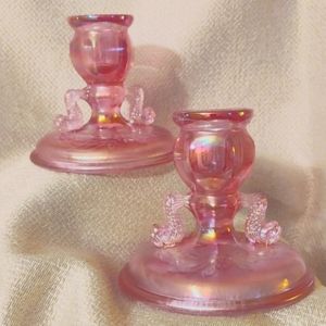 SOLD | Vintage Fenton Candlesticks